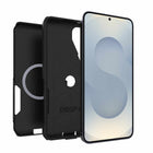 OtterBox Commuter Cell Phone Case with Magnets in Bulk Packaging for Galaxy S26 - Black-Raised edges protect camera and screen