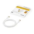 StarTech Slim HDMI Cable - 6' - White-Connect across setups at home, work, or on the go: Compatible with TVs, monitors, projectors, and soundbars, Works seamlessly with laptops, desktops, and streaming devices like Samsung, Sony, Dell, Apple TV, and more, HDMI 2.0 and previous HDMI versions