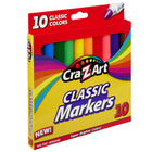 Cra-Z-Art Broadline Non-Toxic Washable Markers - 10 Pack-Check off your back-to-school list, great for home or in the classroom