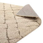 Modway Jubilant Verona Abstract Geometric Shag Area Rug - 5 ft W x 8 ft L - Creame/Beige-Non-Shedding / Machine-Woven