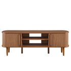 Modway Contour 55" TV Stand - Walnut-Weight Capacity: 163 lb