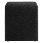 Modway Simba Boucle Fabric Waterfall Stool - Black-Assembly Required