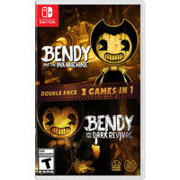 Bendy Double Pack: Ink Machine/Dark Revival for Nintendo Switch 2-Double the Horror in One Pack - Experience both Bendy and the Ink Machine and Bendy and the Dark Revival on a single disc/cartridge.