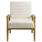 Modway Jensen Boucle Fabric Accent Chair - Ivory-7