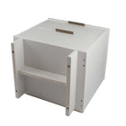 Manhattan Comfort Granville 18.11" Modern 2-Drawer Nightstand 2-Piece Set - White-30 Day Limited Manufacturer's Warranty