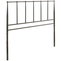 Modway Kiana Metal Stainless Steel Queen Headboard - Brown-Metal Queen Headboard