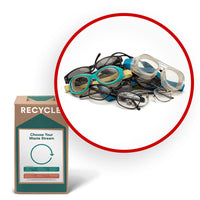 TerraCycle Eyewear - Zero Waste Box - Small-Recycle any brand and size of glasses, goggles, sunglasses, or other eye wear. This includes broken spectacles, sunglasses, glasses, ski goggles, safety glasses and swim goggles.
