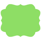 JAM Paper Standard Label Rolls - Vintage Frame Shaped - 2 1/2 x 3 - Neon Green - 125 Labels/Roll-Size: Vintage Frame Shaped ( 2 1/2 x 3 Inches ) | Printer friendly labels are easy to create and customize.