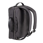 Gry Mattr Convertible Backpack /Messenger Bag - Charcoal-Front zip around organiser pocket