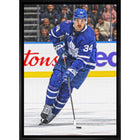 Auston Matthews Maple Leafs Action - Framed Canvas - 22" x 31"-Premium canvas print with gallery-wrapped edges