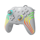 Turtle Beach Afterglow Wave Wired RGB Gaming Controller for Nintendo Switch 2 - Grey-Hall-Effect thumbsticks for greater precision and durability 