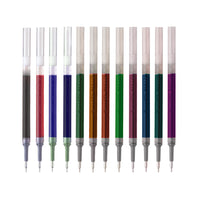 Pentel EnerGel Refills - 0.5mm - Assorted - 12 Pack-Liquid gel ink dries so fast even left-handed writers love it - no smears, no smudges, no globs