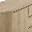 Modway Duval 71" Rounded Sideboard Storage Cabinet - Hickory Frost-10