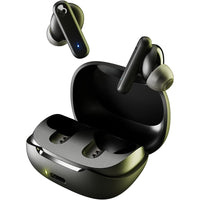Skullcandy Smokin' Buds Bluetooth Earbuds with Microphone - True Black-In-ear ear buds with silicone cushion material provide a comfortable and noise-isolating fit for listening to music for hours