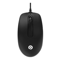 Intekview Ambidextrous Wired Mouse - 2 Pack-Ambidextrous Design: Symmetrical shape for comfortable use by both right- and left-handed users