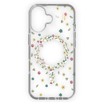 Ideal of Sweden Clear MagSafe Mid Case for iPhone 17 - Petite Floral-Protective design with raised edges to protect the camera and screen.