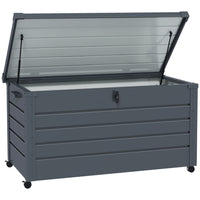 Outsunny 82 Gallon Garden Storage Box-82 Gallon capacity: large and spacious storage for garden and outdoors
