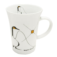 Oscardo Good Morning by Benjamin Chee Chee Porcelain Mug - 295ml-Indigenous Art Design - Good Morning by Benjamin Chee Chee, Ojibway artist, First Nations artwork celebrating cultural heritage and tradition