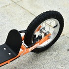 Aosom Kids Scooter with Adjustable Handlebar, Front and Rear Dual Brakes - Orange-Lightweight and solid frame allows for easy transport when not in use 