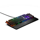 SteelSeries Apex 5 Ca Wired Keyboard - Black-Premium Magnetic Wrist Rest - Provides full palm support and comfort