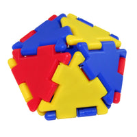 Polydron Junior Building Set - 124 Pieces-The soft pieces are great for younger builders making their first models.