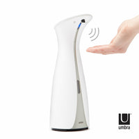 Umbra Otto Automatic Soap and Hand Sanitizer Pump - 8.5oz (250ml) - Grey/White-Unscented