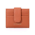 Champs Iconic Snap Cardholder - Tan-RFID Blocking Card Holder