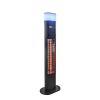 EnerG+ 1500-Watt Freestanding Infrared Patio Heater with Colour LED and Speaker-Tall and elegant patio heater, perfect for use anywhere and directs the heat exactly where you need it