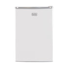 BLACK+DECKER 2.5 cu. ft. Freestanding Mini Fridge with Freezer - White-Compact & Stylish: The sleek, modern design - available in black, stainless look vinyl, and white - is perfect for college dorm rooms, offices, garages, home bars, small apartments, and RV campers