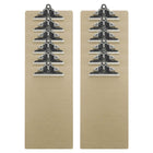Charles Leonard Clipboard - Legal-Size - 12 Pack-Double sided 1/8" Masonite hardboard