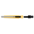 OLFA 9mm A-1 Auto-Lock Precision Utility Knife-Stainless steel blade channel tightly secures the blade