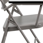 Flash Furniture HF-309AST-RT-GG Steel Folding Chair, Beige/Gray, 2 Pack-Designed for Commercial Use