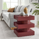 Modway Perpetuate Totem End Table - Spiced Apple-Mango Wood and Plywood Construction