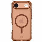 ITSKINS Hybrid_R Frost Compatible with MagSafe Case for iPhone 17 Air - Mocha-Raised edges protect your screen and camera