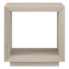 Hudson&Canal Evie 22"W Rectangular Side Table - Alder White-Table is made of high-quality and durable MDF materials