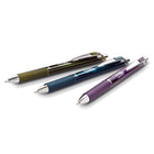 Pentel EnerGel Dark Colours Retractable Gel Roller Pen - 0.7mm - Metal Tip - 3 Pack-0.7mm stainless steel tip