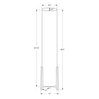 Monarch Specialties 50" H Contemporary Floor Lamp - Brown Wood Look / Ivory / Cream Shade-Adds character and warmth to any living room, bedroom, or office space with its contemporary design bringing some ambiance into a space