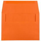 JAM Paper A6 Coloured Invitation Envelopes - 4.75 x 6.5 - Orange Recycled - 50 Pack-These envelopes are perfect for sending invitations, greeting cards, RSVP's, thank you cards, gifts for birthdays, graduations, holidays and more
