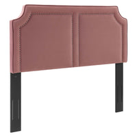 Modway Cynthia Performance Velvet King/California King Headboard - Dusty Rose-King/California King Headboard