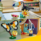 LEGO Creator Wild Animals: Tropical Toucan-Animal figures all have posable body parts for added play value