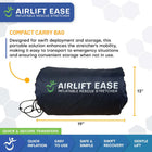 Mobile Patient Lift Fast & Easy Transport AirLift Inflatable Rescue Stretcher 300 lb Capacity-Durable PVC-coated fabric construction ensures long-lasting use