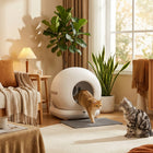 PawHut Self Cleaning Automatic Cat Large Litter Box - 72 L-Safety system with sensors prevents any risk of trapping your cat