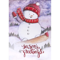 Mill Brook Studio 5-3/8" x 7-3/4" Christmas Greeting Cards/Envelopes - 18 Pack-Card shop quality greeting cards