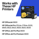 HP 951XL Yellow High Yield Original Ink Cartridge (CN048AN)-Cartridge yield (approx.): 1,500 pages