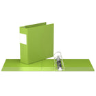 Davis Group Premium Economy Binder - D Ring - 3" - Lime Green - 6 Pack-3"