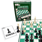 Wood Expressions Learn to Play Chess Set - Set of 42-Chess pieces: Plastic Staunton chess pieces meet USCF and FIDE requirements for tournament play. King measures 3.75 inch tall; Includes two extra queens. Take the pieces with you to the next level