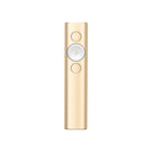 Logitech Spotlight Presentation Remote, Universal Wireless Presentation Clicker with Laser Pointer - Gold-Highlight And Magnify On Screen(1): Go beyond traditional laser pointing; set up your advanced presentation clicker with pointer that works in-person, virtually or a hybrid of both in Logi Options+ App