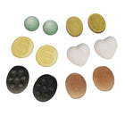Yellow Door Sensory Worry Stones 12-Piece Set-Tactile stones provide a smooth, sensory experience