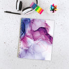 Cambridge 2026-27 Weekly/Monthly Planner - 11"x 9" - Ultra Violet - Bilingual-12 tabbed monthly pages
