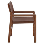 Modway Sonora Leather Dining Chair - Nutmeg Brown-6
